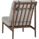 Elanor Walnut / Altro Cappuccino Lounge Chair